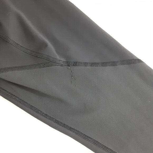 Lululemon Crop Leggings Black Mesh Cutout Low Rise Capri Womens 8 Athletic - Picture 7 of 13